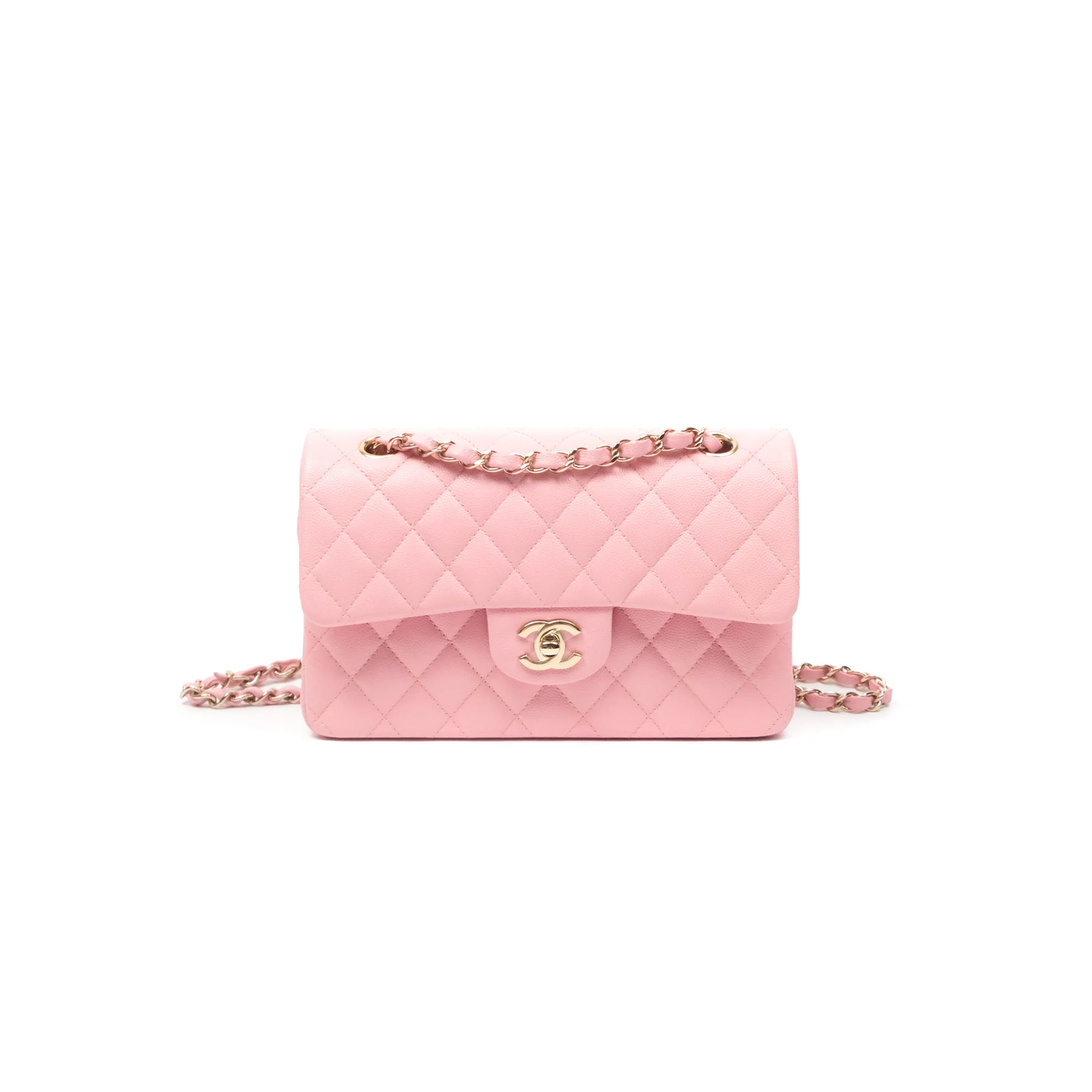 CHANEL CAVIAR QUILTED SMALL DOUBLE FLAP 1400535 (23*13*6cm)